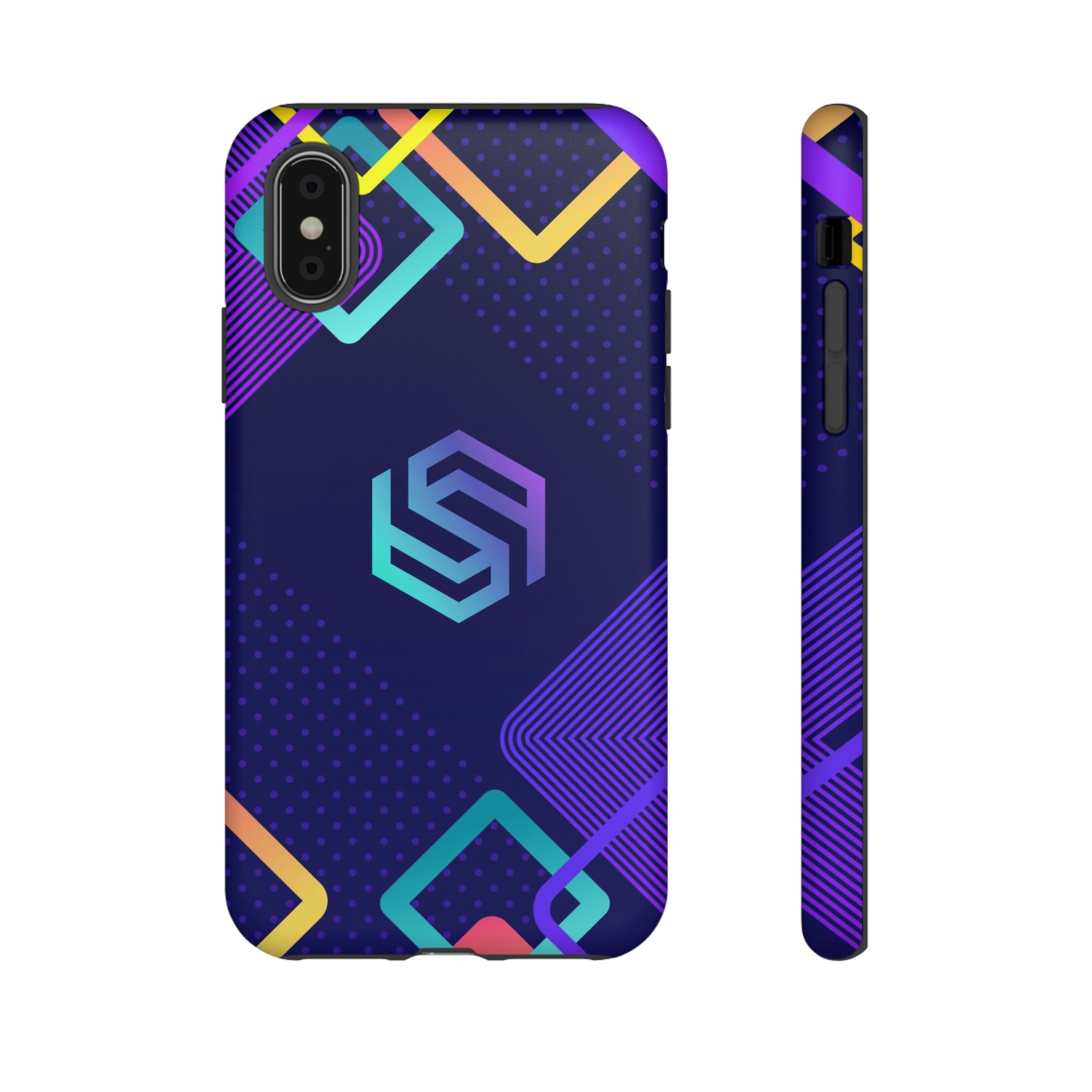 Deep Blue - Dual Layered, Full Body, Armored Phone Case for iPhone 13/Samsung Galaxy S22/Google Pixel 6